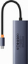 Hub USB C Baseus UltraJoy 5in1, 4x USB 3.0, PD 100W, gri