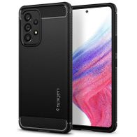 Mbështjellëse për Samsung Galaxy A53 5G Spigen Rugged Armor, e zezë