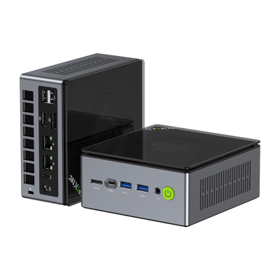 Mini PC GMKtec M7, Ryzen 7 Pro 6850H, 32GB RAM 1TB SSD, gri
