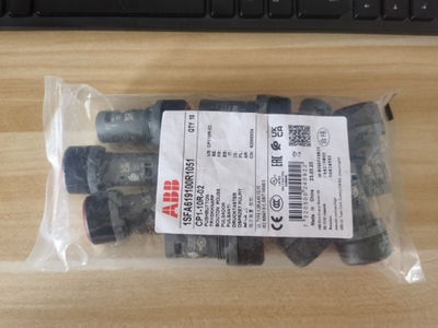 Buton pulsues ABB CP1-10R-02, set 10 copë, kokë e madhe, i kuq