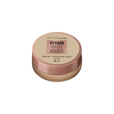 Krem pudër Maybelline Dream Matte Mousse LSF 18, 30 Sand, 18 ml