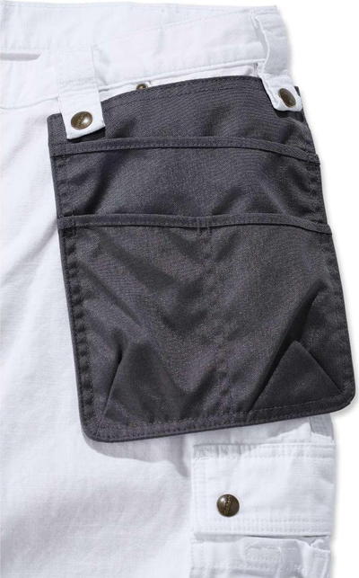 Pantallona cargo Carhartt me shumë xhepa, W32/L32, të bardha