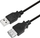 Kabllo USB LogiLink CU0010B, USB A në USB A, 2 m, i zi