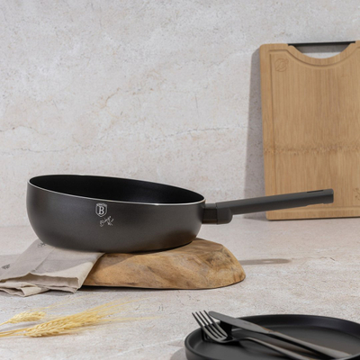 Tigan BERLINGERHAUS BH-8119, 26 cm, sipërfaqe jo-ngjitëse, antracit
