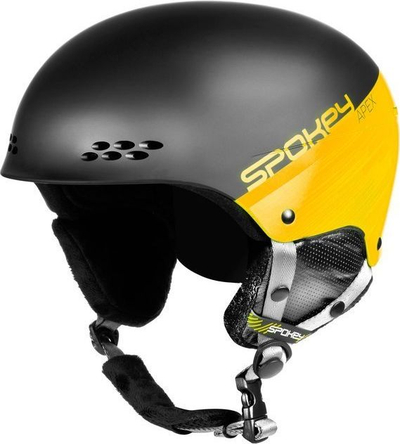 Helmetë skijimi Spokey APEX, madhësia 59-62 cm, e verdhë