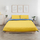 Komplet çarçafësh dopio Heinner Home, 200x220 cm, pambuk, verdhë blu