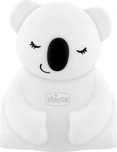 Dritë nate Chicco Sweet Lights Koala, ndricim i butë, portative, gri