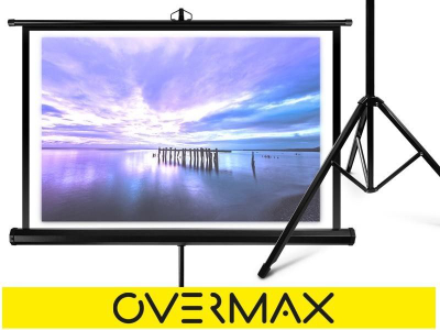 Екран за проектор Overmax Screen, 60\", пренослив, бел