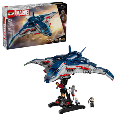 Set LEGO Marvel Super Heroes 76325 Avengers Quinjet, 1032 pjesë, 12+