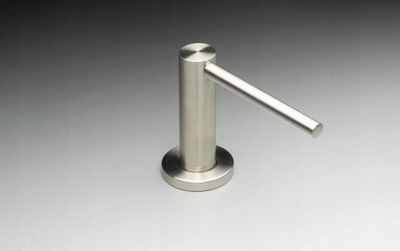 Dozator për lëng enësh Deante Aster, çelik inox, përfundim brushed steel, argjend