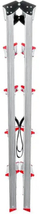 Shkallë alumini dyanshme, 5 shkallë, 120cm, gri