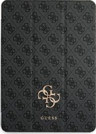 Kutia mbrojtëse Guess për iPad Air 13" 2024, magnetike, logo e madhe, e zezë