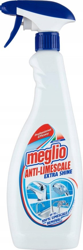 Спреј за чистење бања Meglio Bathroom Liquid, 650ml, за плочки и чешми
