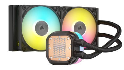 Ftohës procesori CORSAIR iCUE LINK TITAN 240 RX RGB, 240 mm, AIO Liquid, i zi