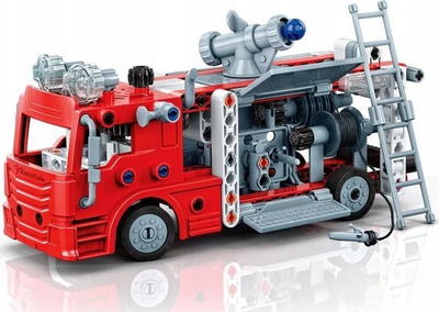 Set ndërtimi Clementoni Mechanics Laboratory Fire Brigade, lojë edukative, për kalamaj