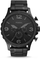 Orë dore Fossil Nate JR1401, kronograf quartz, rezistente ndaj ujit 50 m, e zezë