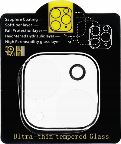 Mbrojtëse xhami për kamera iPhone 16, Tempered Glass 5D, Full Glue, transparente