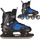 Patina inline Nils Extreme NH18188, rrota gome PU, madhësia 39-43, e zezë
