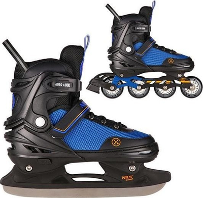 Patina inline Nils Extreme NH18188, rrota gome PU, madhësia 39-43, e zezë