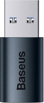 Adapter USB Baseus Ingenuity OTG, USB C në USB, 10 Gbps, blu