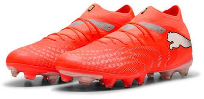 Këpuca futbolli Puma Future 9 Pro FG/AG, për fushë bari dhe sintetike, e bardhë