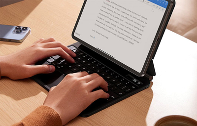 Këllëf me tastierë Baseus Brilliance, Bluetooth, me ndriçim, për iPad Pro 11" dhe Air 10.9", i zi