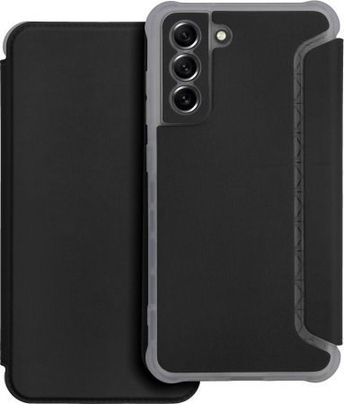 Këllëf libër Piano për Samsung S21 FE, TPU, me magnet, i zi