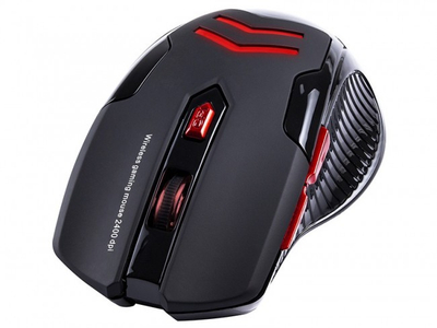 Maus gaming Tracer Battle Heroes Airman RF Nano, wireless, 2400 dpi, i zi me të kuqe