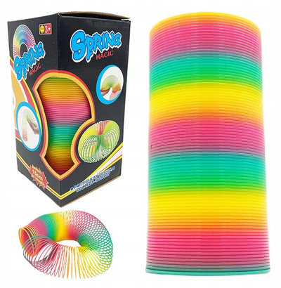 Lodër pranvere Hipo Rainbow Spring HR75 08007, 15 cm, me ngjyra