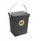 Kosh për mbeturina organike Storage Solutions, 5.5 L, me kapak, gri