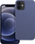 Mbulesë telefoni Matt Case për iPhone 12, silikoni, blu