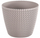 Mbulese dekorative vazo Prosperplast Splofy Coffee, 26 cm, plastike, bezhë