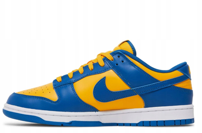 Atlete Nike Dunk Low UCLA, lëkurë, nr 42, blu dhe e verdhë