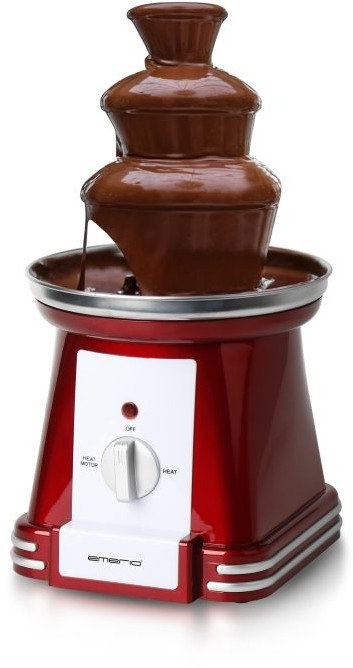 Фонтанa за чоколадо Emerio Chocolate Fountain, Fun Kitchen, црвен