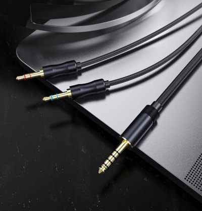 Kabllo kufjesh FiiO LL-4.4A, i balancuar 3.5mm në 4.4mm, i zi