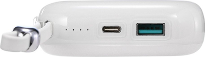 Powerbank Joyroom Jelly Series JR-L003, 10000mAh, 22.5W, me kabllo Lightning, i bardhë