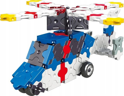 Lodra blloqe edukative LaQ Educational Blocks Emergency Vehicles, 300 pjesë, 8 ngjyra, shumëngjyrëshe