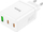 Karikues Hoco N33 për në prizë, 2x USB‑C, USB‑A, 35W, i bardhë