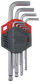 Set imbusash kokë sferike Würth Redstripe, 1.5-10mm, 9copë