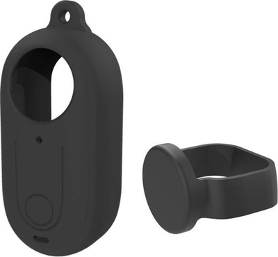 Mbrojtëse silikoni Puluz PU864B për Insta360 GO 3, me kapak lente, e zezë