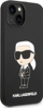 Kapak telefoni Karl Lagerfeld KLHCP14MSNIKBCK për iPhone 14 Plus, hardcase, silikon, i zi