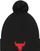 Kapele dimërore New Era Chicago Bulls Team Pop Bobble, për femra, akrilik, e zezë