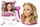 Set lodrash flokësh Artyk Toy Hairstyling Set, kokë për krehje, shumëngjyrëshe