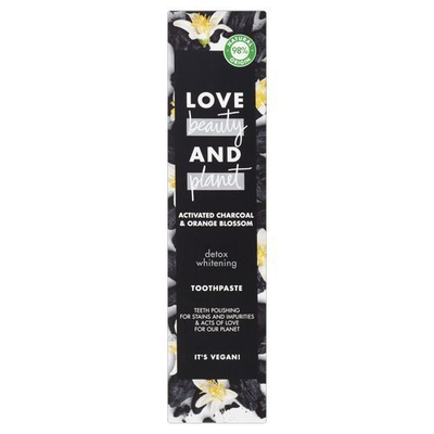 Pastë e dhëmbëve Love Beauty and Planet Activated Charcoal & Orange Blossom, 75 ml