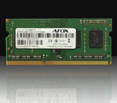 Ram për laptop Afox AFSD34AN1P, 4GB, DDR3 1333MHz, SO-DIMM