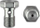 Bulon banzho HEL me restriktor turbo, 7/16" x 24, për Garrett GT Series, metalik