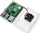 Kuti Raspberry Pi 4B me ventilator 5V, plastike, transparente
