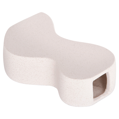 Dekor tavoline qeramike Sebor 13x6x22Hcm (HM4590.01), bardhë