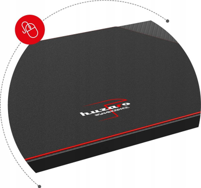 Tavolinë gaming Huzaro Hero 3.3 RGB, LED RGB, me mbajtëse aksesorësh, e zezë
