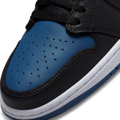 Atlete Jordan 1 Retro Low OG Mystic Navy, për goca, blu e errët